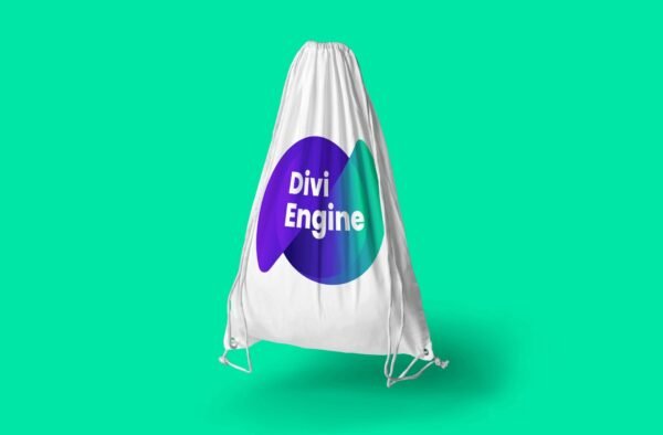 Divi Engine String Bag (Big Logo)– Limited Edition - Image 3